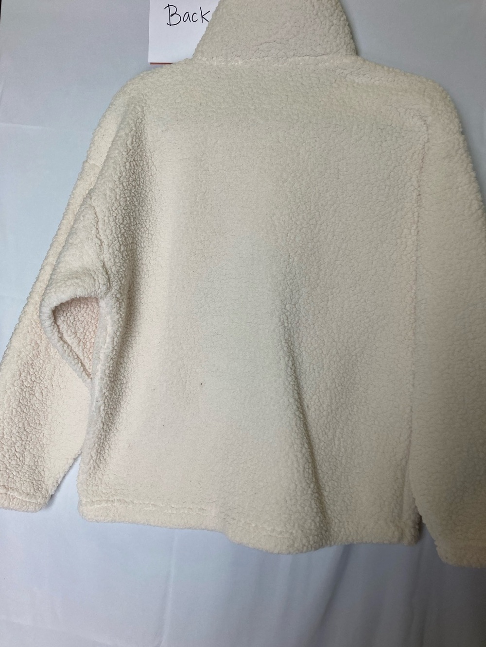Disney Off-White Sherpa Jacket with Navy Trim - Picture 8 of 9